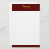 Professionele artikelen briefpapier (Voorkant / Achterkant)