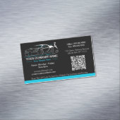 Professionele Auto Body Paint Shop Automobiel Magnetisch Visitekaartje (Voorbeeld)