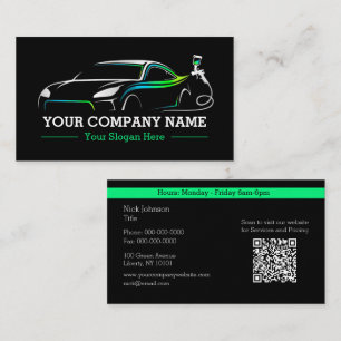 Professionele Auto Body Verfwinkel Automotive Visitekaartje