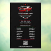 Professionele auto detaillering auto wassen Bedrij Raamsticker (Vel 3)