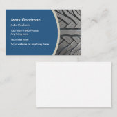 Professionele Auto Mechanic Band Visitekaartje (Voorkant / Achterkant)