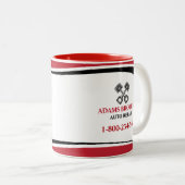 Professionele Auto Reparatie Mok (Voorkant rechts)