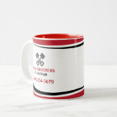 Professionele Auto Reparatie Mok (Voorkant links)