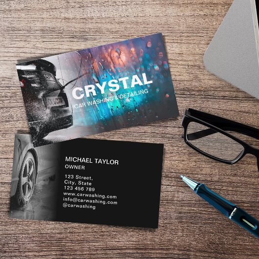 Professionele Auto Wassen en Auto Detailing Visitekaartje