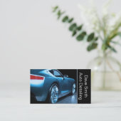 Professionele autodetaillist visitekaartje (Staand voorkant)