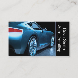 Professionele autodetaillist visitekaartje