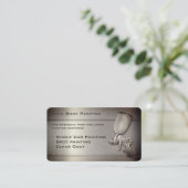 Professionele automatische lichaamsverf | Sepia Visitekaartje (Staand voorkant)