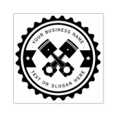 Professionele automonteur 	rubberstempel (Afrduk)