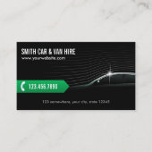 Professionele auto's en Visitekaartje van Van Hire (Voorkant)