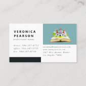 Professionele babysitdiensten visitekaartje (Achterkant)