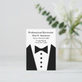 Professionele barrière of conciërge visitekaartje (Staand voorkant)