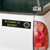 Professionele Bartenders School I afgestudeerd Bumpersticker (Op Truck)