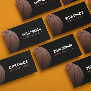 Professionele basketbalcoach visitekaartje