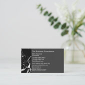 Professionele bedrijfsconsultant visitekaartje (Staand voorkant)