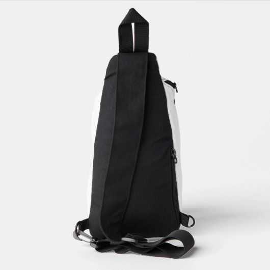 Professionele Bedrijfsinformatie Witte Sling Bag P (Achterkant)