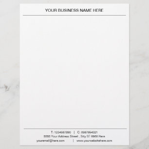 Professionele bedrijfsnaam Logo Adres Letterhead Briefhoofd