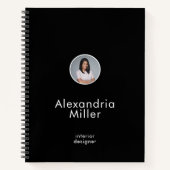 Professionele Bio QR-code Notitieboek (Voorkant)