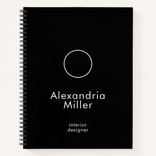 Professionele Bio QR-code Notitieboek (Voorkant)