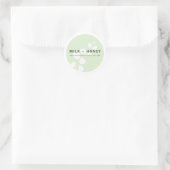 Professionele bladbladzijden — Productlabels Ronde Sticker (Tas)
