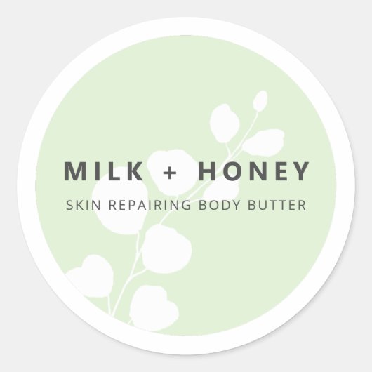 Professionele bladbladzijden — Productlabels Ronde Sticker (Voorkant)
