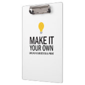 Professionele blanco aangepaste logo klembord (Links)