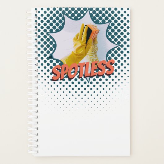 Professionele blauw- en witwasservices planner (Voorkant)