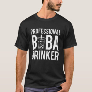 Professionele Boba Drinker Bubble Tea T-shirt