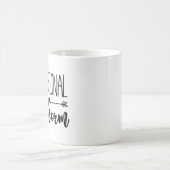 professionele boekenworm koffiemok (Center)