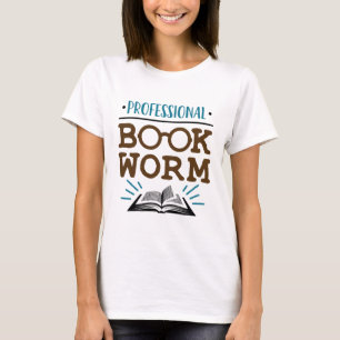 Professionele boekenwurm Avid Boekenlezer T-shirt