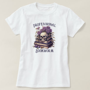 Professionele boekworm t-shirt