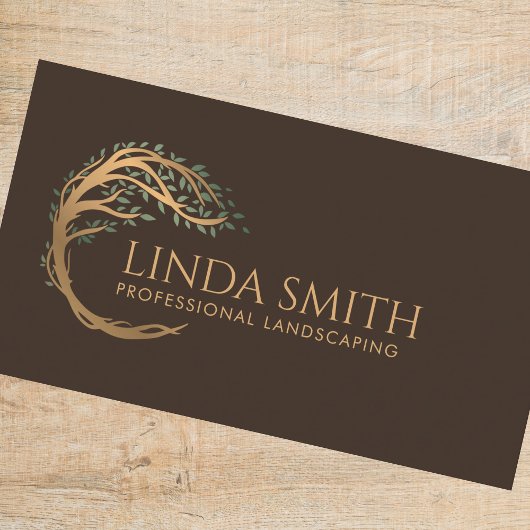Professionele Boom Lawn Care Landschapsarchitectuu Visitekaartje