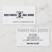 Professionele borgstellingsmaatschappij visitekaartje (Voorkant / Achterkant)