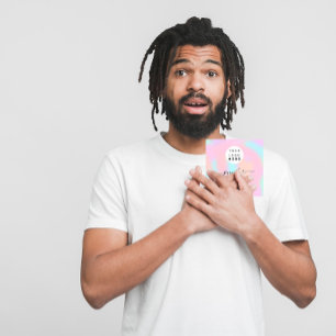 Professionele Boutique Shop Poeder QR LOGO Vierkante Visitekaartje