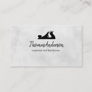 Professionele Bouw en Timmerman Houten Vliegtuig Visitekaartje