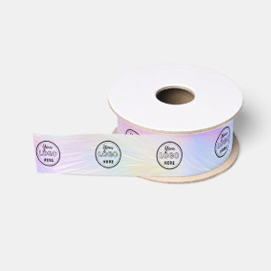 Professionele Branding Iridescent Opal Stijlvolle Grosgrain Lint