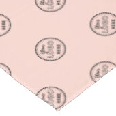 Professionele Branding Minimalistische Logo Blush Tafelkleed (Gekanteld)