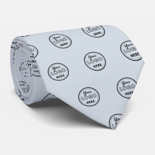 Professionele Branding Minimalistische Soft Navy L Stropdas