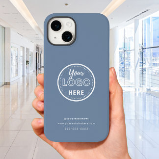 Professionele Branding Promotie Logo Periwinkle Case-Mate iPhone 14 Hoesje