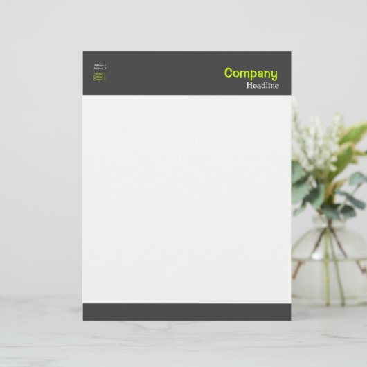 Professionele briefhoofd (Staand voorkant)