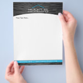 Professionele brochure voor dakbedekking (Hand)