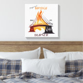 Professionele brugbrander canvas afdruk (Insitu (Slaapkamer))