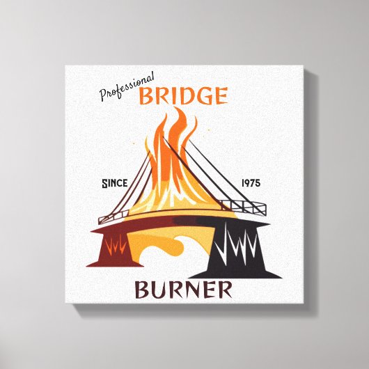 Professionele brugbrander canvas afdruk (Voorkant)