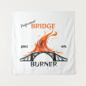 Professionele brugbrander wandkleed (Voorkant)