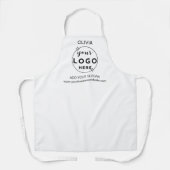 Professionele Business Custom Logo Schort (Voorkant)