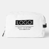 Professionele Business Logo Contactgegevens Eenvou Toilettasje (Achterkant)