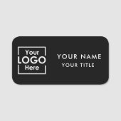 Professionele Business Logo Medewerker Personeelsn Naamplaatje (Voorkant)