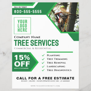 Professionele Business Tree Services Flyer