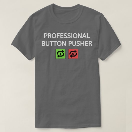 Professionele Button T-shirt (Design voorkant)