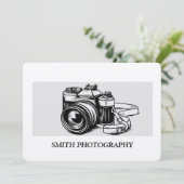 Professionele Camera Fotograaf Cadeaubon (Staand voorkant)