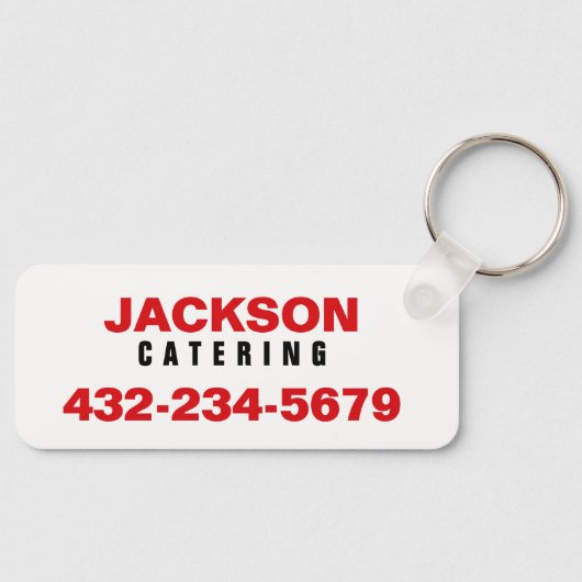Professionele catering sleutelhanger (Voorkant)